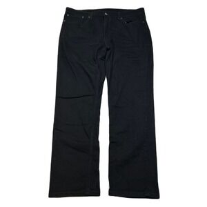 Levi's 511 Slim Fit Jeans Mens 36x30‎ (Tag 38x30) Black Stretch Denim Pants